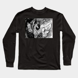 Pegasus - monochrome Long Sleeve T-Shirt